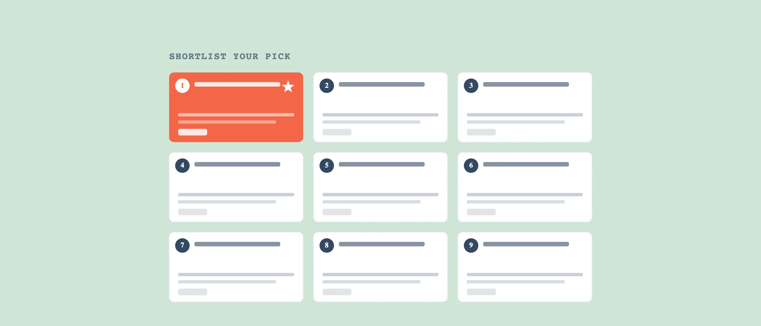 A three-by-three grid of nine alternative CRM option cards with the top pick highlighted — the best HubSpot alternatives for B2B sales teams