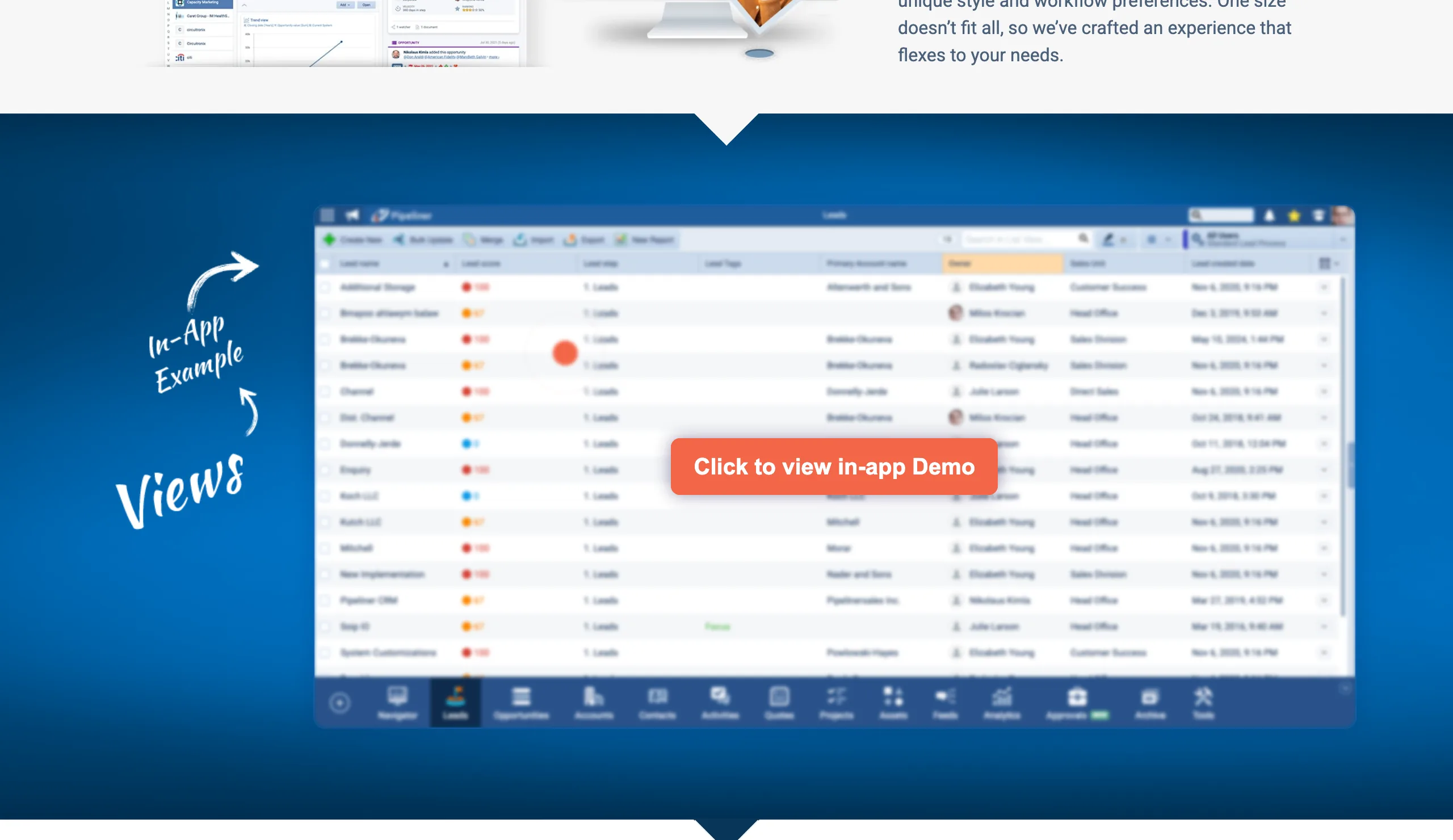 Preview of the Coevera Differentiators page