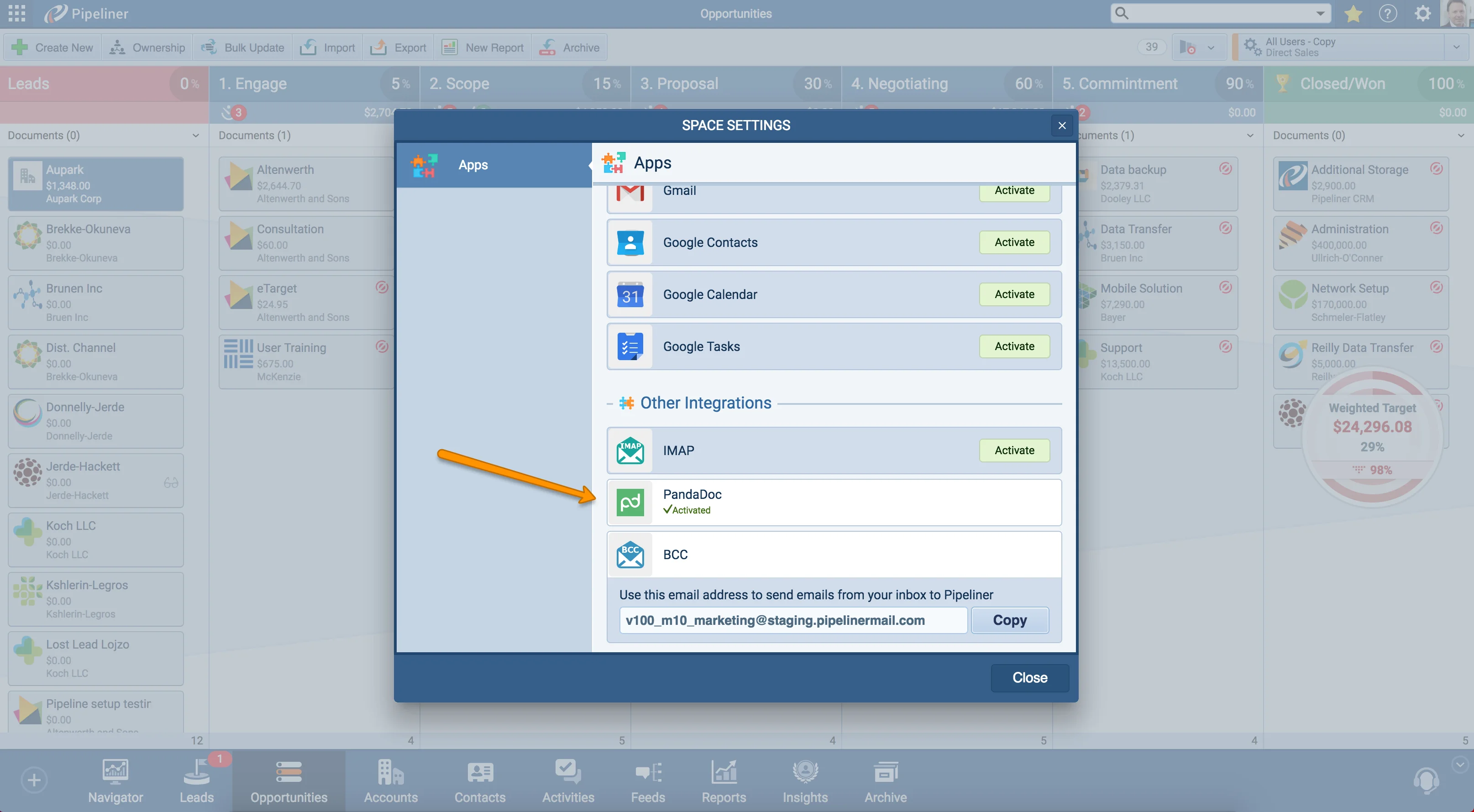 Admin Section Improvements