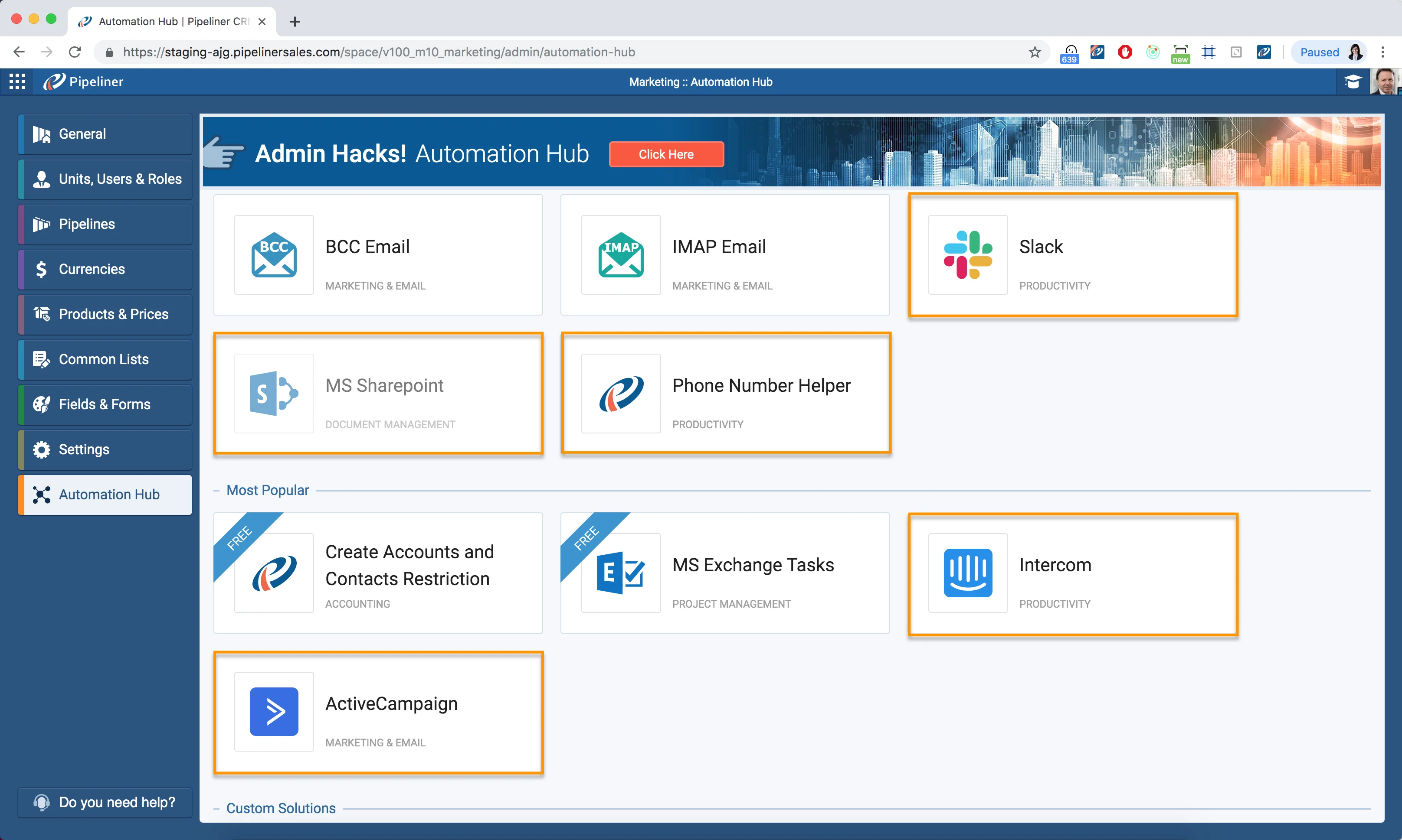 Automation Hub
