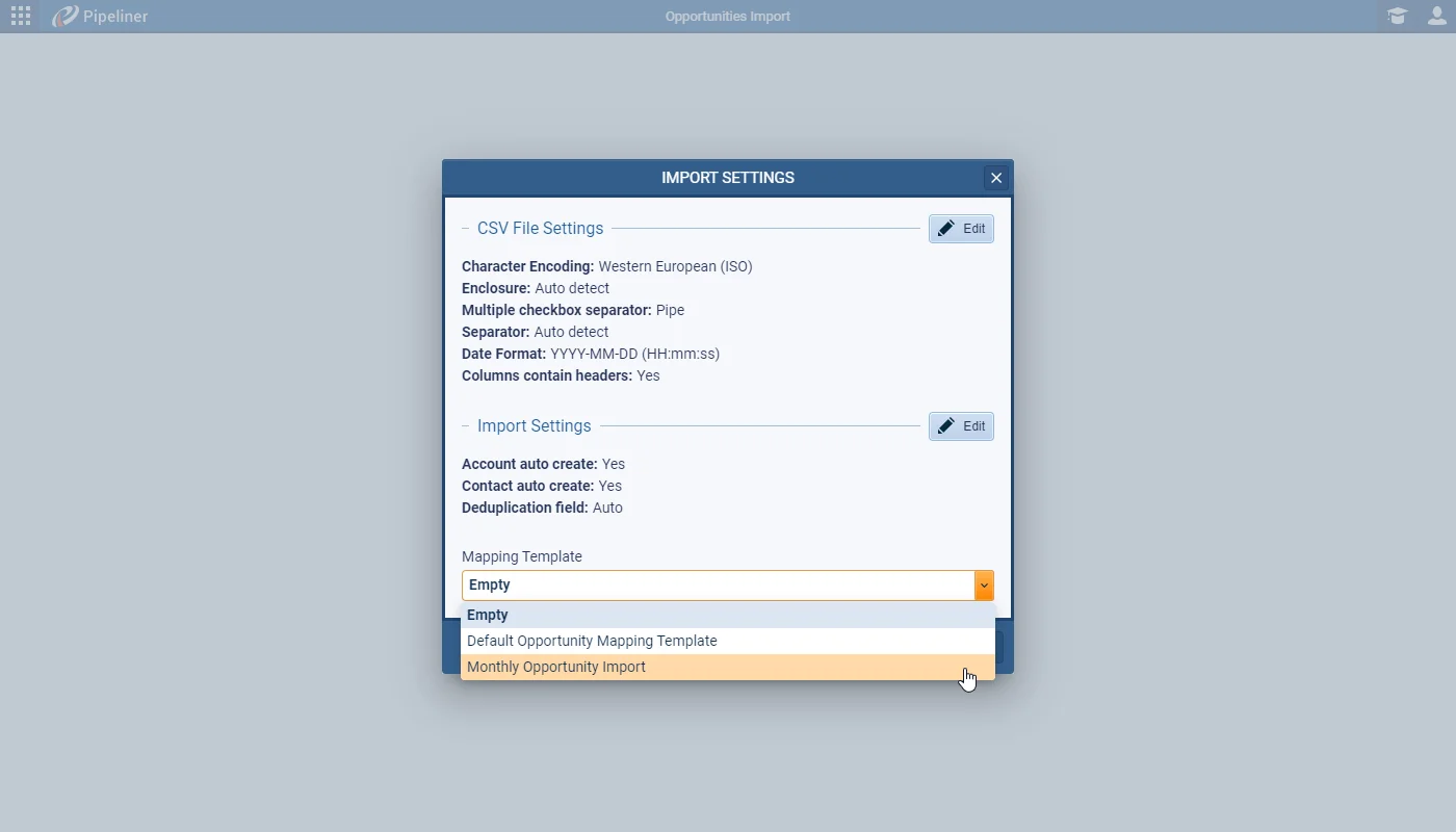 Import Templates