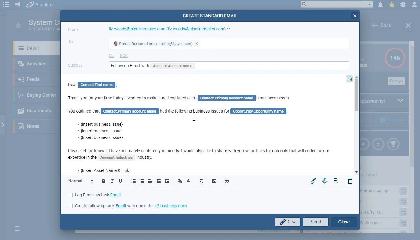 Sending Personalized Email