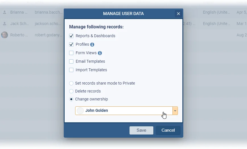 Managing Inactive Users