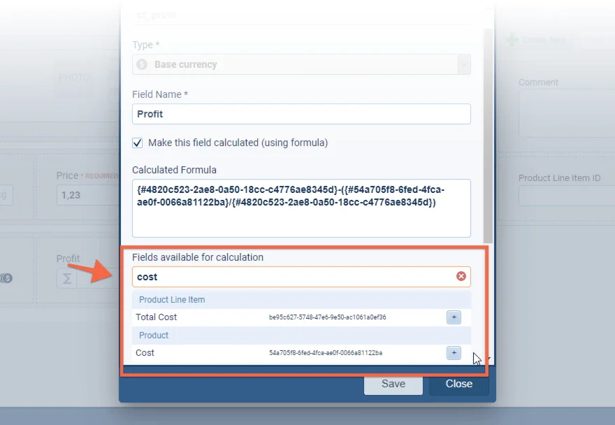 Calculated Fields
