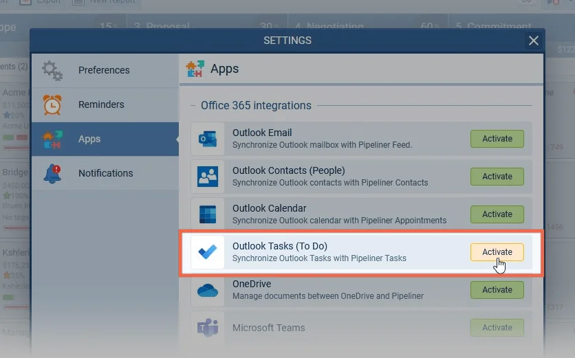 Office 365 Tasks Integration