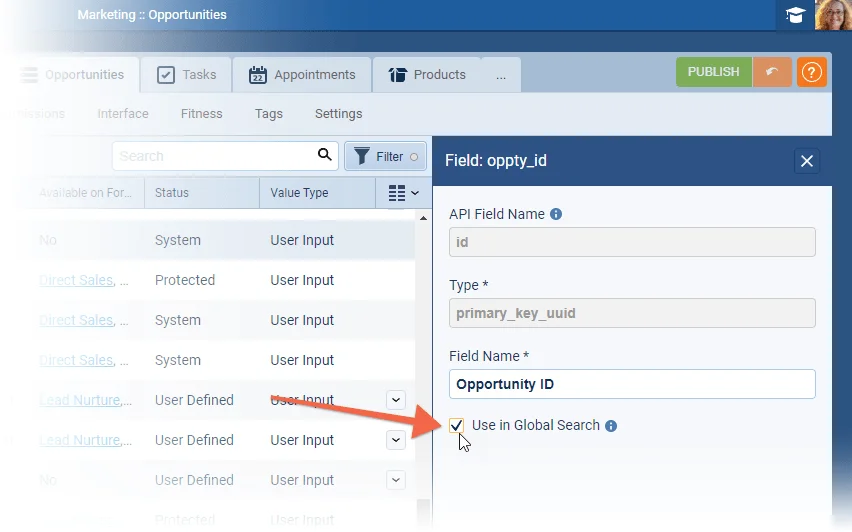 Global Search › Search by Coevera Record ID