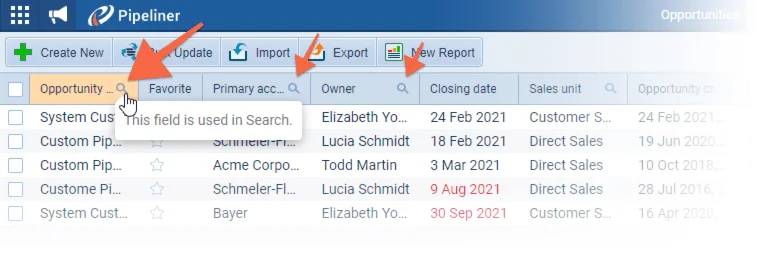 List View