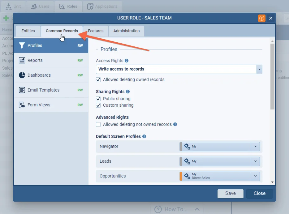 Advanced Permissions
