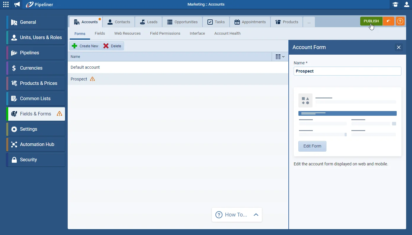 Brand new Multiple Account & Contact Forms