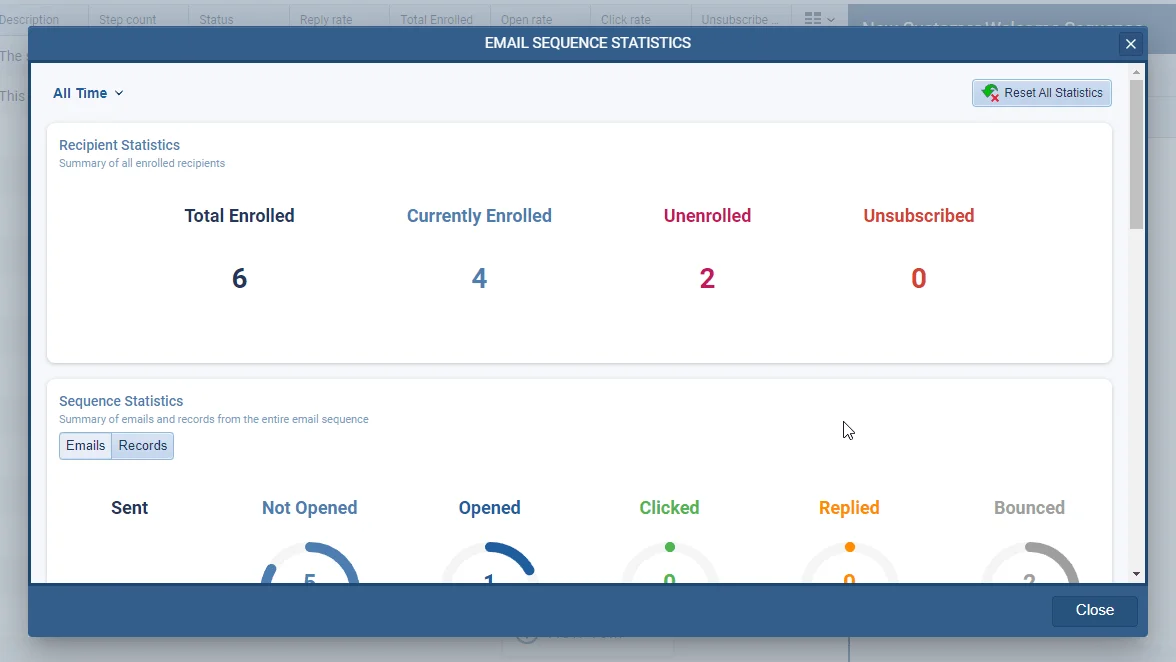 Email Sequence Enhancements
