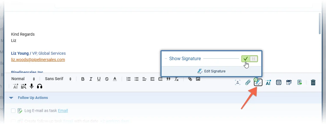E-mail Signature Improvements