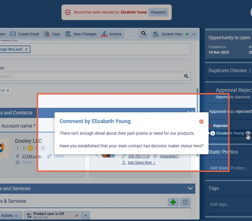 Approval Process › Comments Bubble Improvement