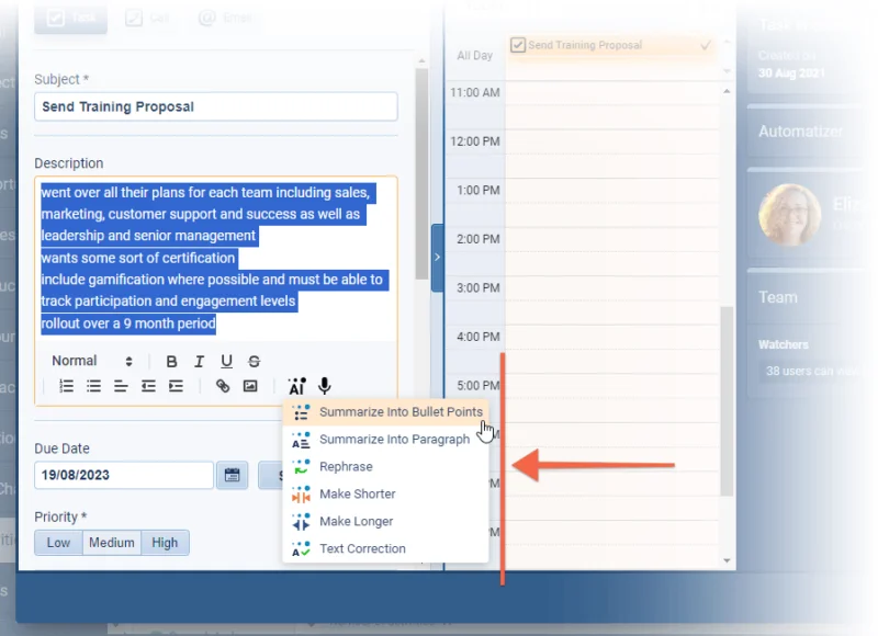 AI for Rich Text Fields & Notes