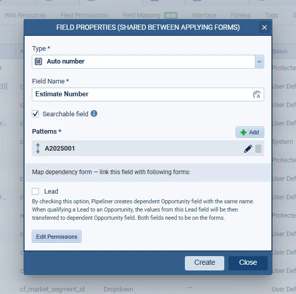 Autonumbering — Custom Patterns