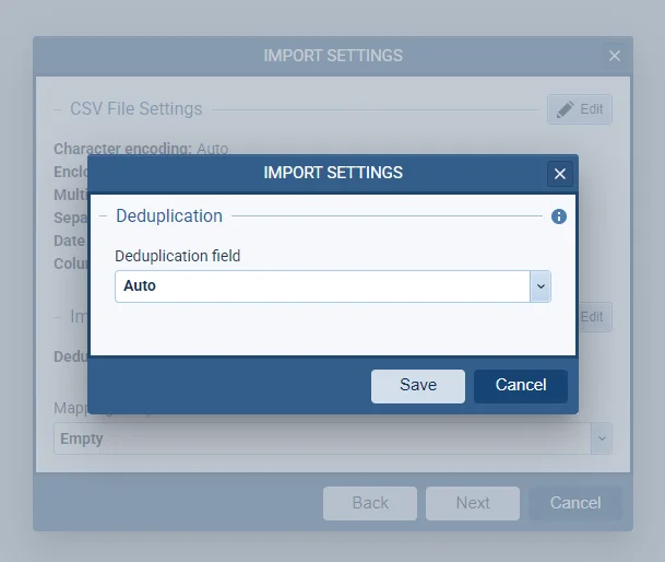 Import Deduplication: Fields from All Record Types