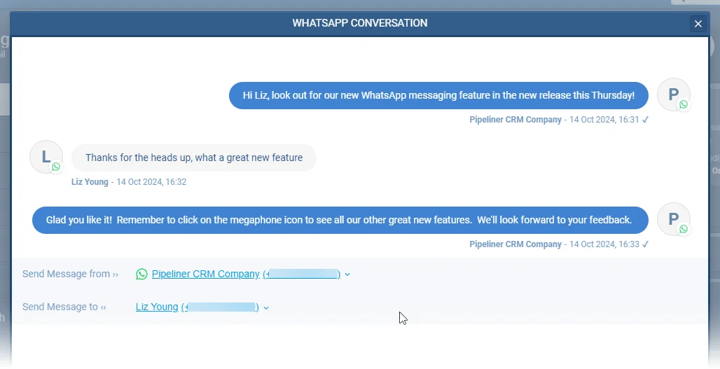 WhatsApp Messaging Integration