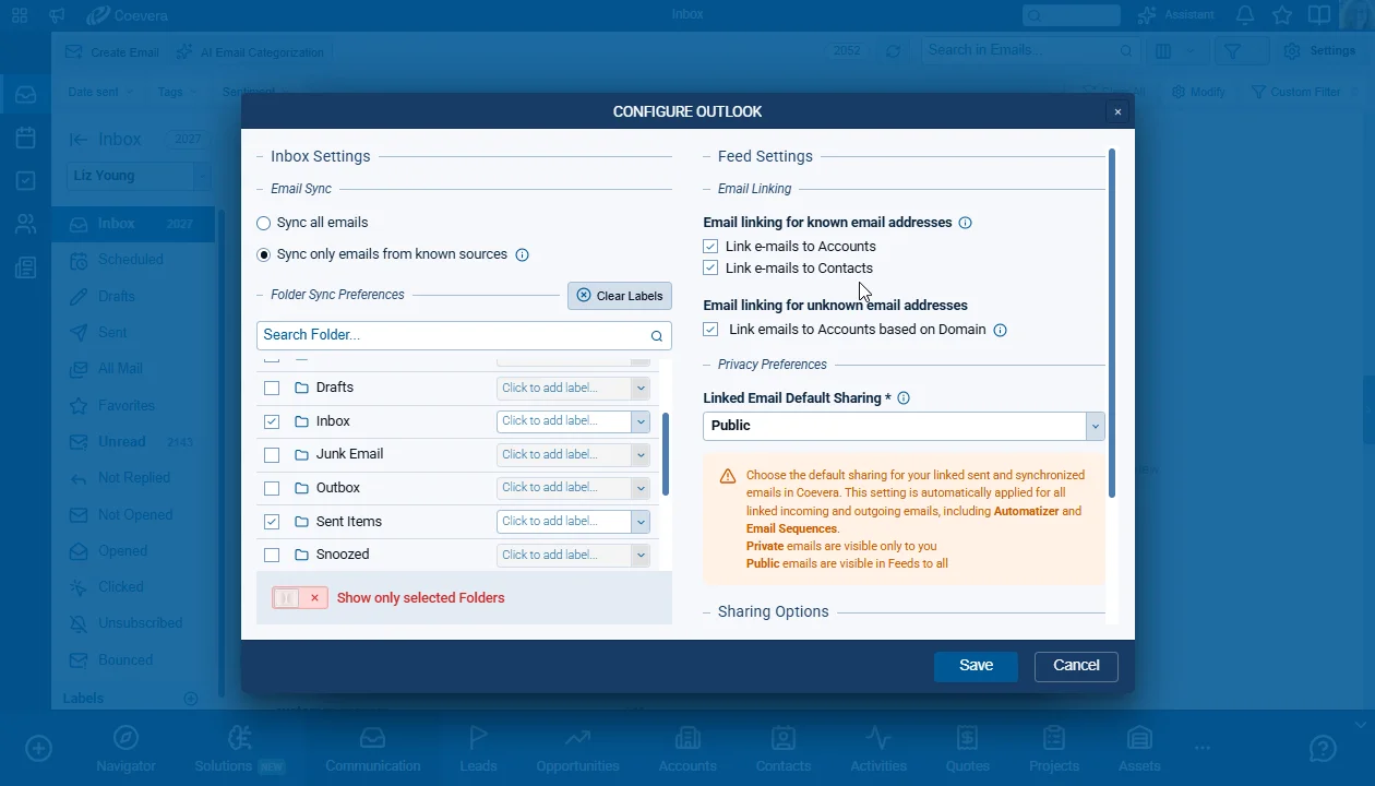 Email Integration Configuration