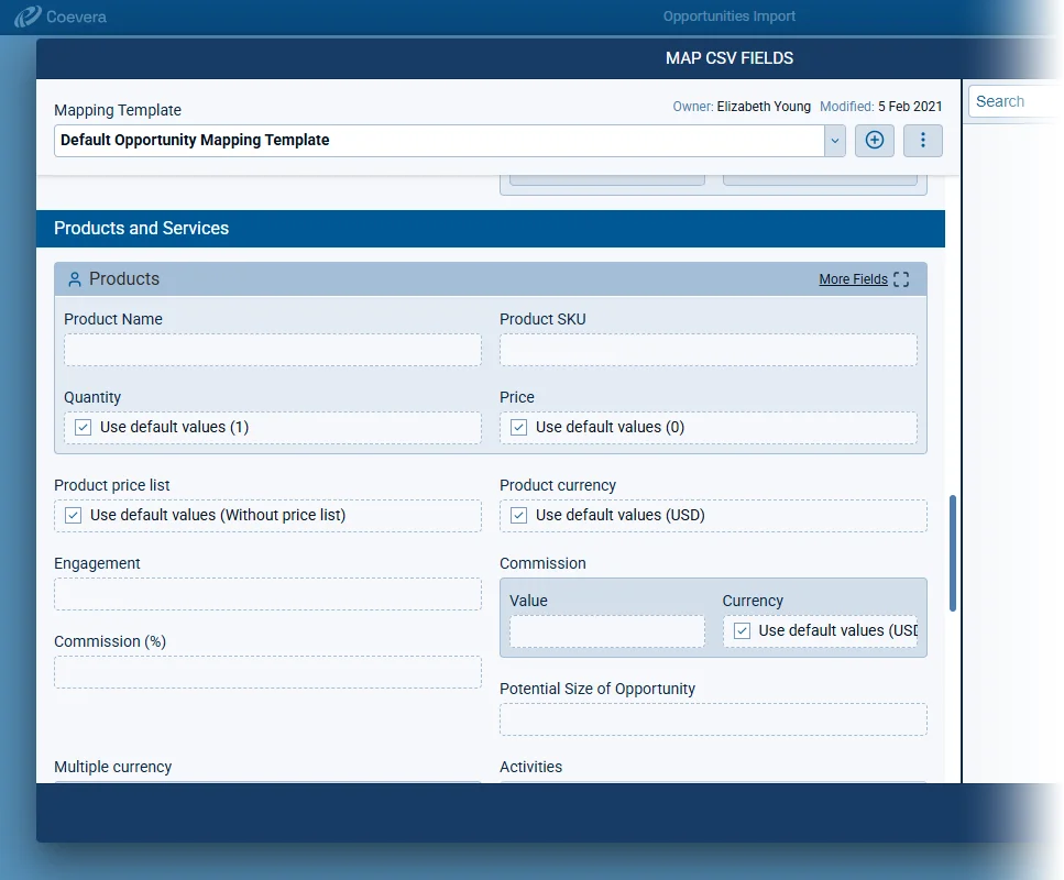 Opportunity Import: Match Product Line Items by SKU
